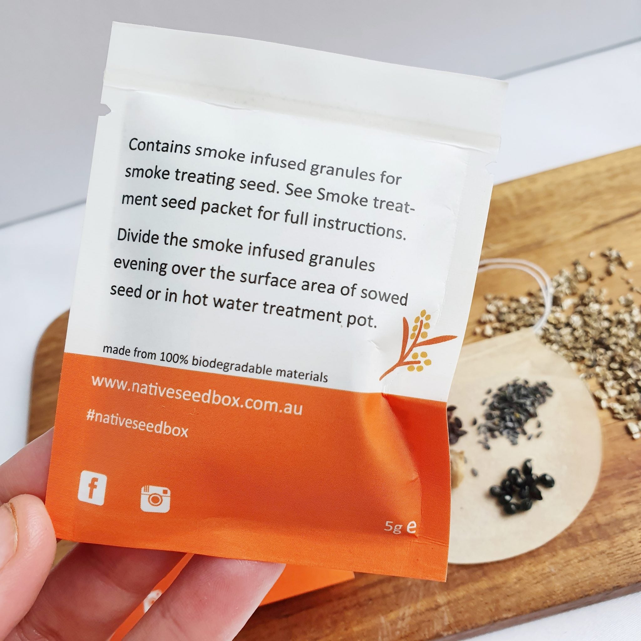 Bushfire Collection Seed Bombs including the smoke treatment seeds satchel