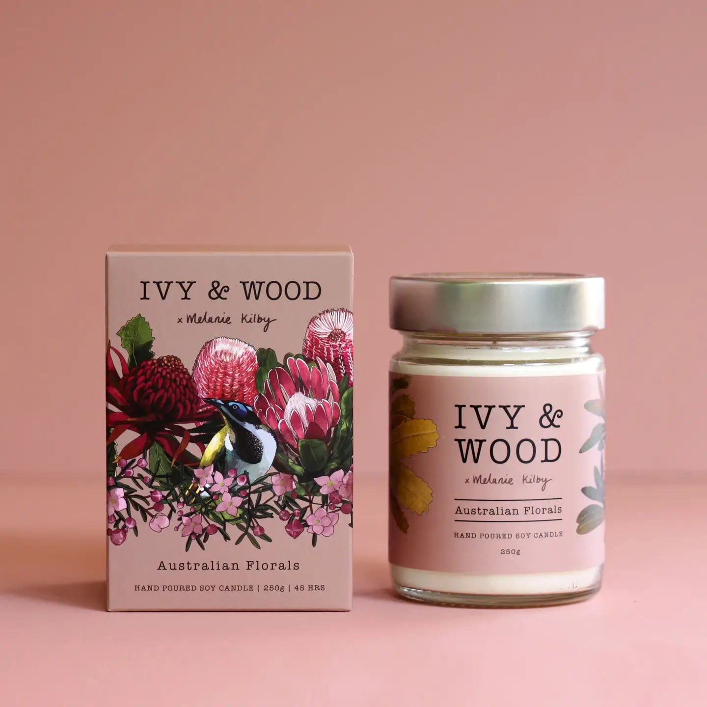 Ivy & Wood Australiana: Australian Florals Soy Candle