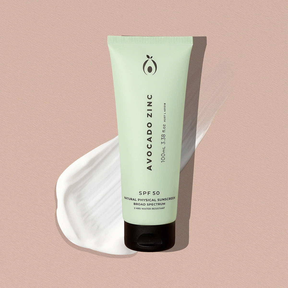 Avocado Zinc SPF 50 Natural Physical Sunscreen 100ml
