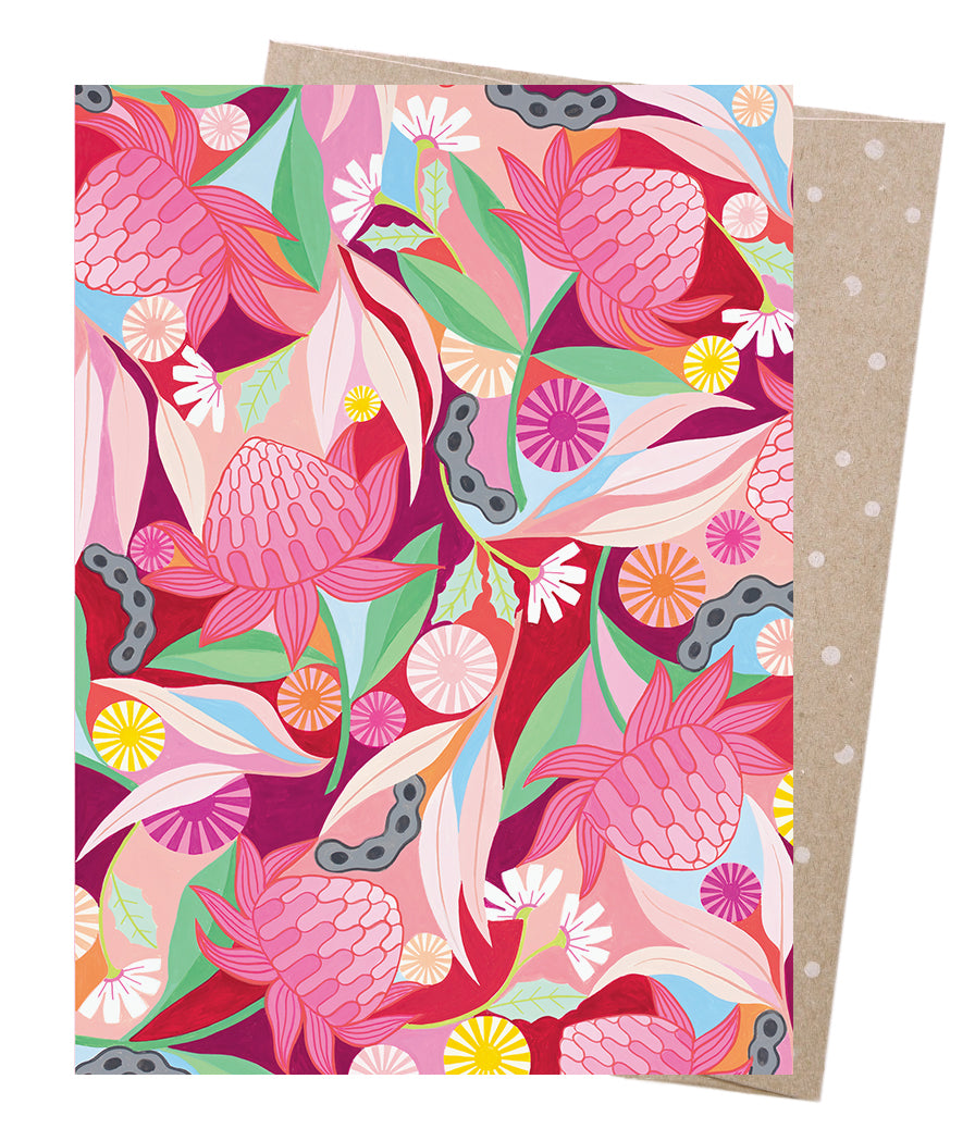 Bush Florals Assorted Greeting Cards - Wildflower design