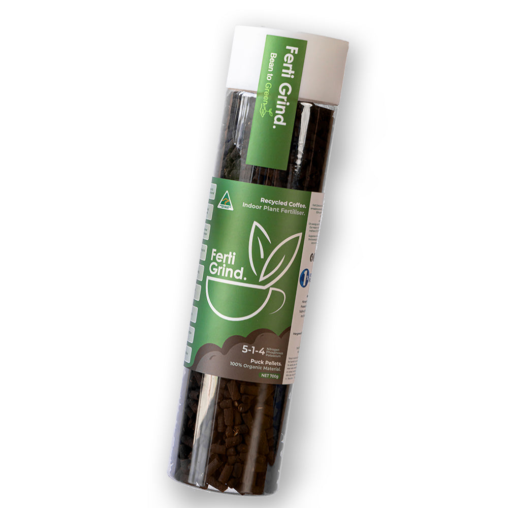 Ferti Grind Indoor Plant Fertiliser - Recycled Coffee Puck Pellets 700g