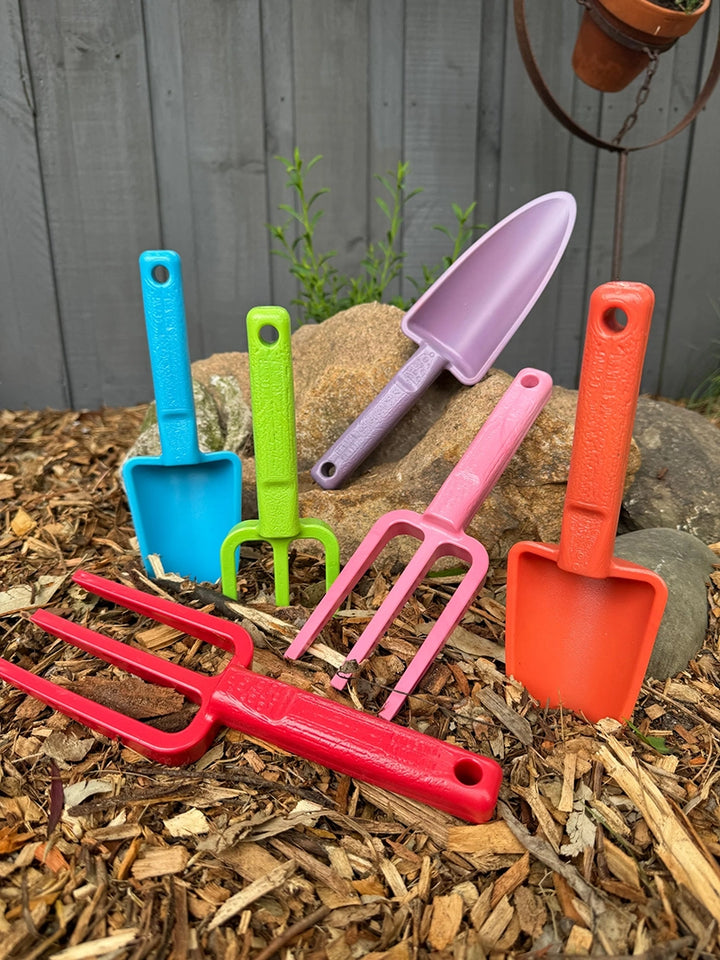 Australian made Garden Hand Tool Combo Pack made from recycled plastic bottle lids