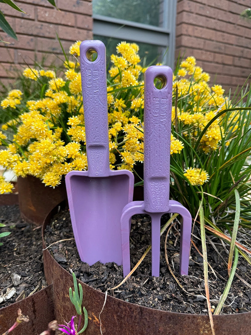 Gardening on Country recycled gardening tools combo - Swan River Purple