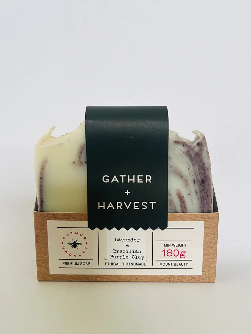Handmade Natural Soap | Lavender & Brazilian Purple Clay