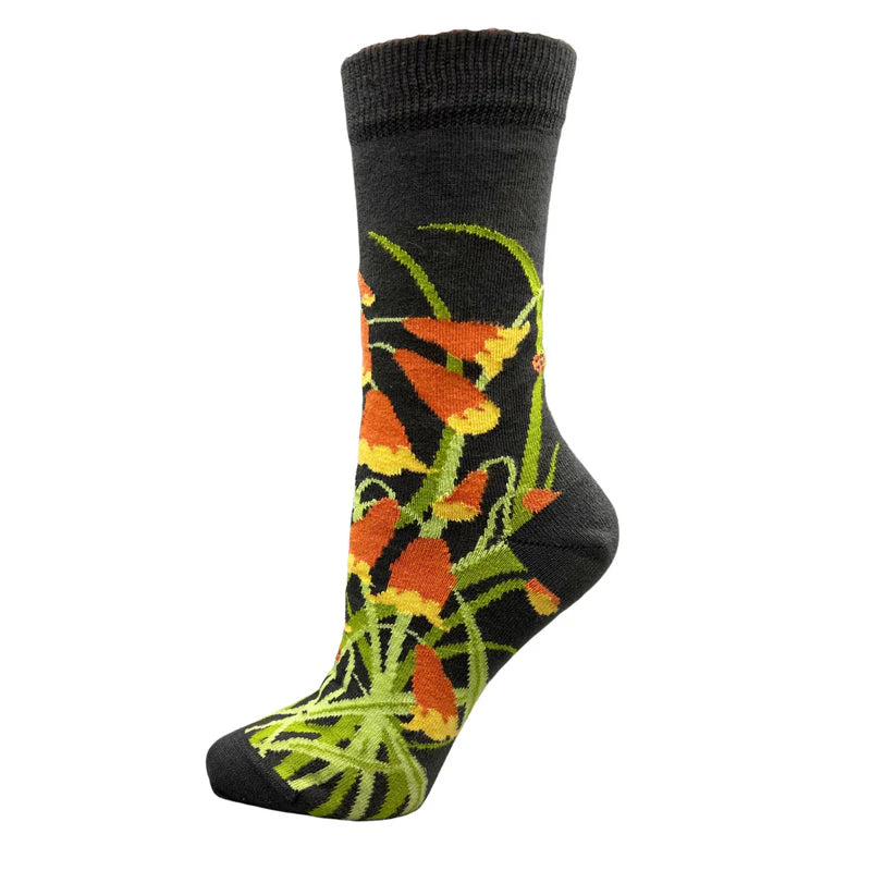 Australian made Christmas Bells Women's Crew Socks
