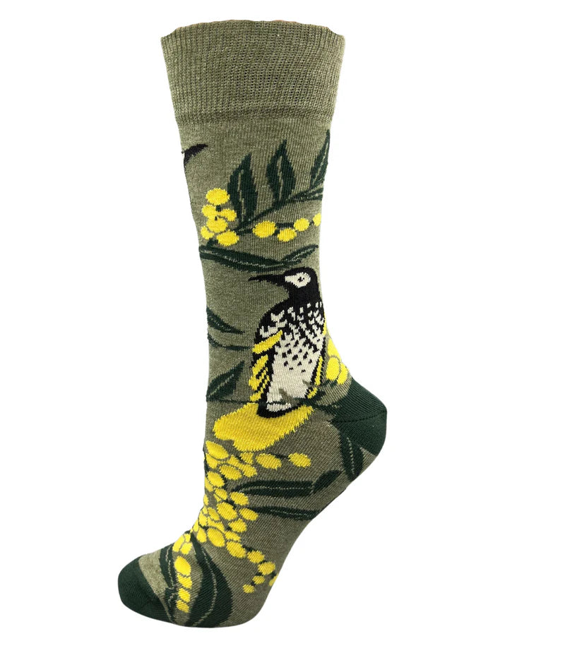 Australian made Regent Honeyeater Socks